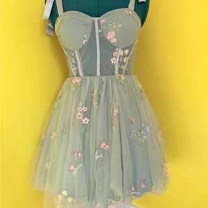 Camille La Vie floral corset dress